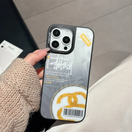 iphone17iphone 16プロ stussy風 カバー 