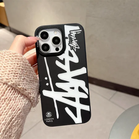 iphone17iphone 16プロ stussy風 カバー 