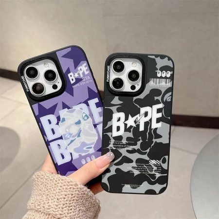 iphone17花 アイフォン14 カバー bape風 