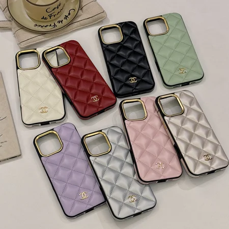 iphone17刺繍 chanel風 アイフォーン 16pro max カバー 