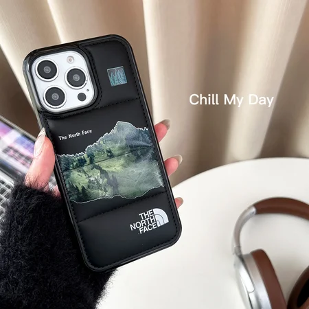 iphone17アイフォン13プロmax カバー the north face風 