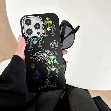 iphone17iphone 16 クロームハーツ風 ケース  新発売