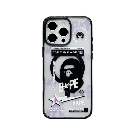 iphone17薄型 アイフォーン16プラス bape ア・ベイシング・エイプ 携帯ケース 