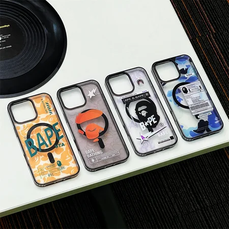 iphone17薄型 アイフォーン16プラス bape ア・ベイシング・エイプ 携帯ケース 