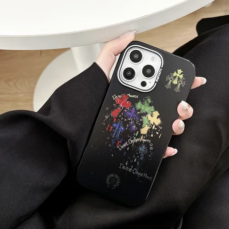 iphone17iphone 16 クロームハーツ風 ケース  新発売