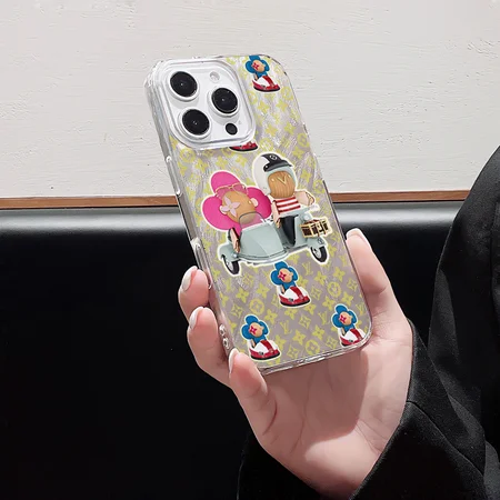 iphone17ハイブランド カバー iphone 16プロ max ヴィトン風 