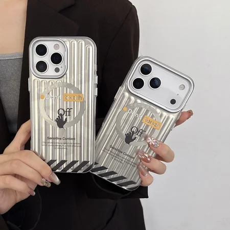 iphone17ブランド スマホケース アイホン17プラス オフホワイト off white 