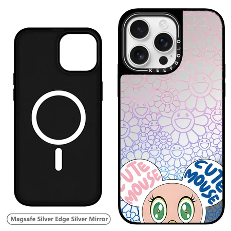 iphone17ハイブランド カイカイキキ murakami sunflower iphone17 カバー 