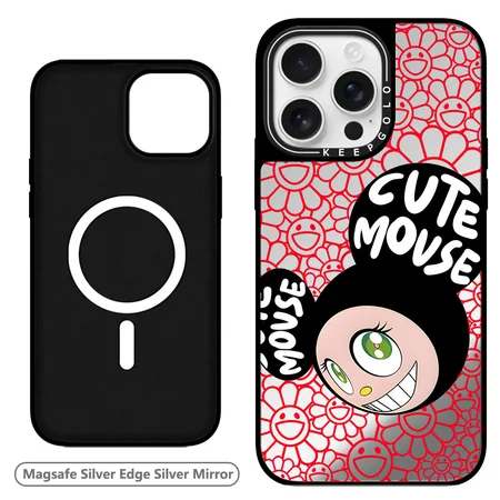 iphone17ハイブランド カイカイキキ murakami sunflower iphone17 カバー 